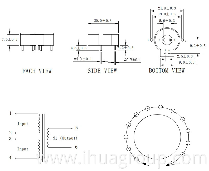 Stable Output Indoor Current Transformer for Switching Power Supply